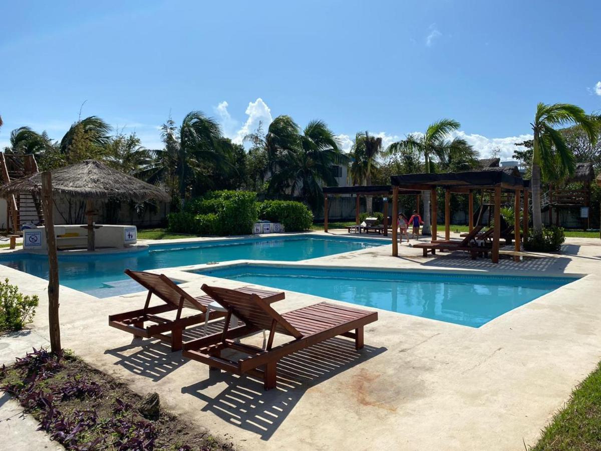 Hotel & Beach Club Ojo De Agua Puerto Morelos Exterior foto