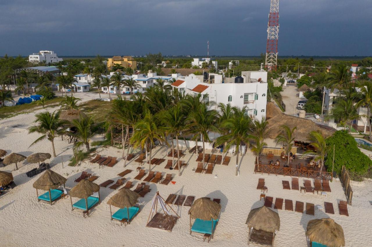 Hotel & Beach Club Ojo De Agua Puerto Morelos Exterior foto